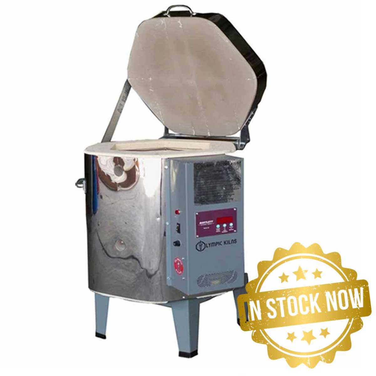 Olympic 1214-120HE Kiln In Stock Front Open View