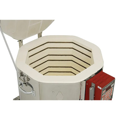 Evenheat HF 2318 Pottery Kiln Top Load View 3" Fire Brick