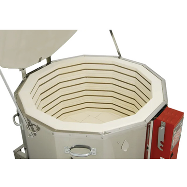 Evenheat RM 2929 Pottery Kiln Top Load View 3" Brick