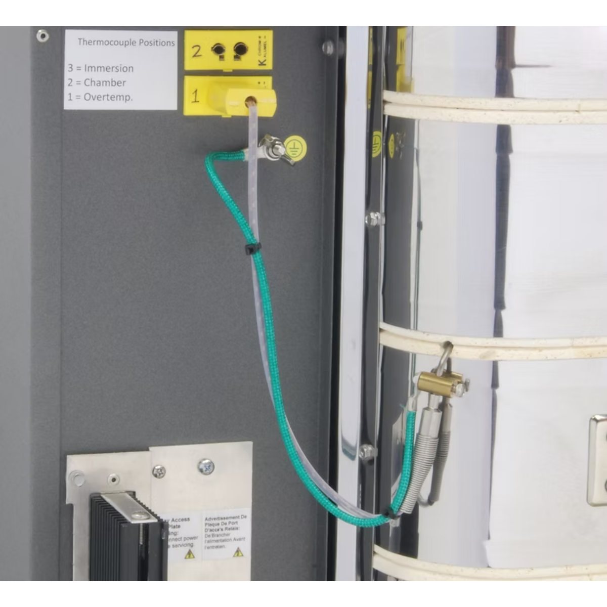 Evenheat 709 Heat Treat Salt Bath Over-Temp Thermocouple View