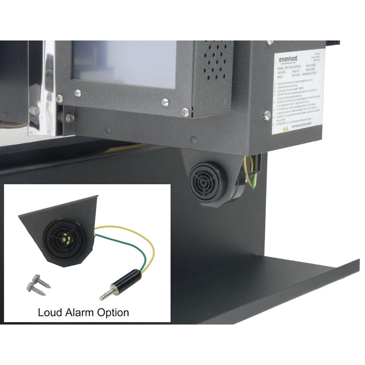 Evenheat 818 Heat Treat Salt Bath Loud Alarm Output Jack View