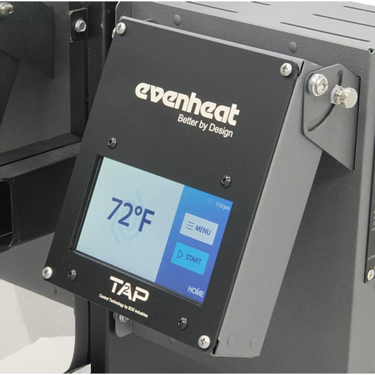 Evenheat Cube 7 Knife Making Kiln View of Swing View Controller Equipped