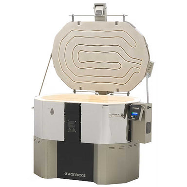 Evenheat GTS 2541 Glass Kiln Front Open View Studio Image