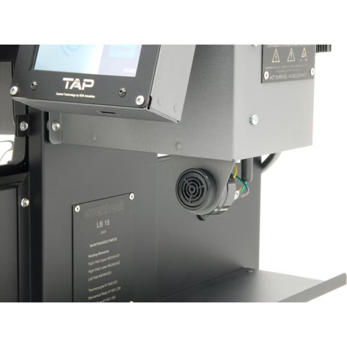 Evenheat KF 45 Heat Treating Kiln Loud Alarm Output Jack View