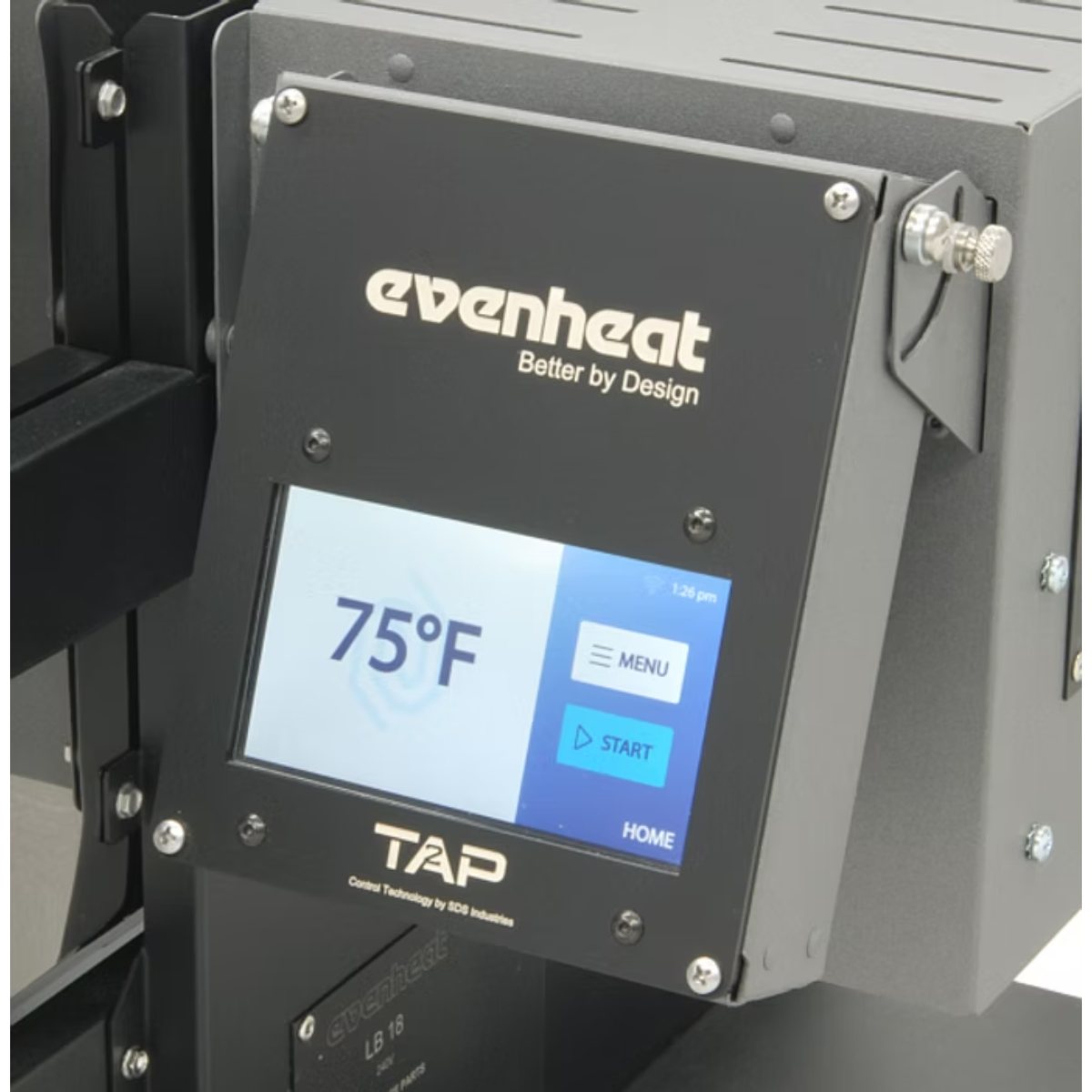 Evenheat KF 49.5 Extreme Series View of Controller Swing View Equipped