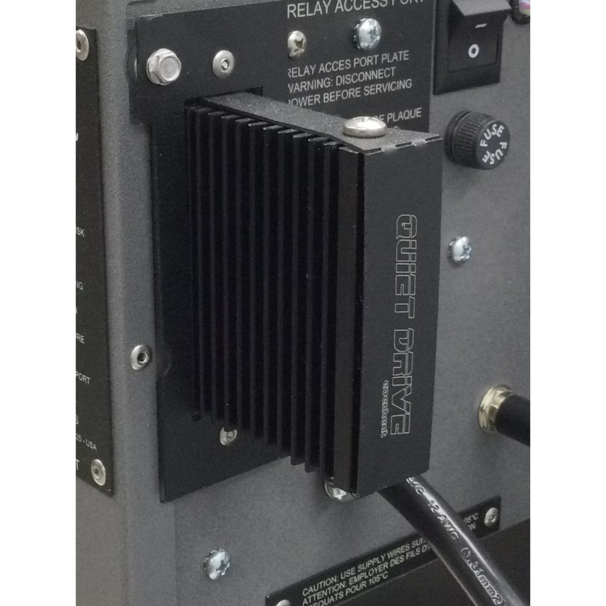 Evenheat LT 22.5 Heat Treat Oven View of the Quiet Drive Solid State Relays