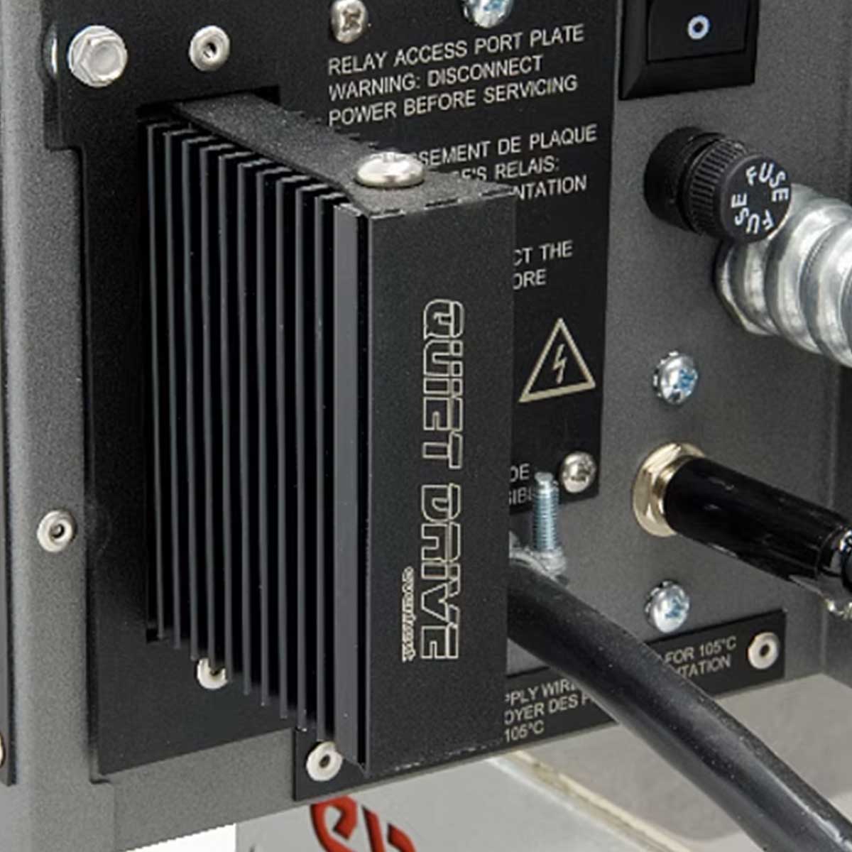 Evenheat Studio Pro 14 120V Kiln View of Quiet Drive Solid State Relays