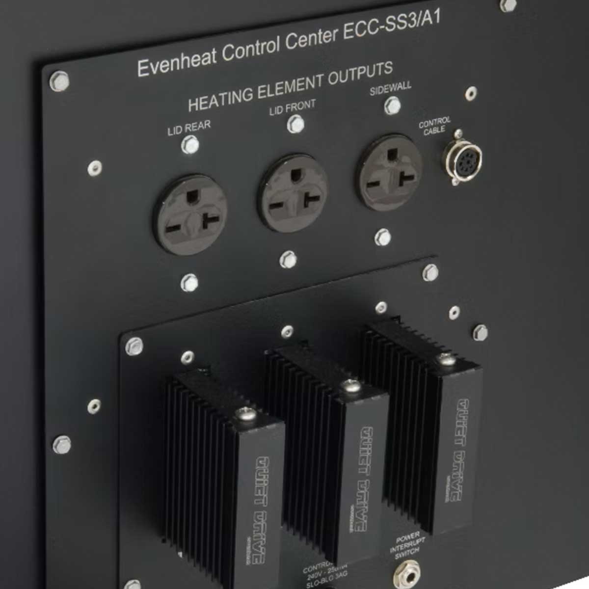 Evenheat Studio Pro 24 Clamshell Kiln Controller Center View