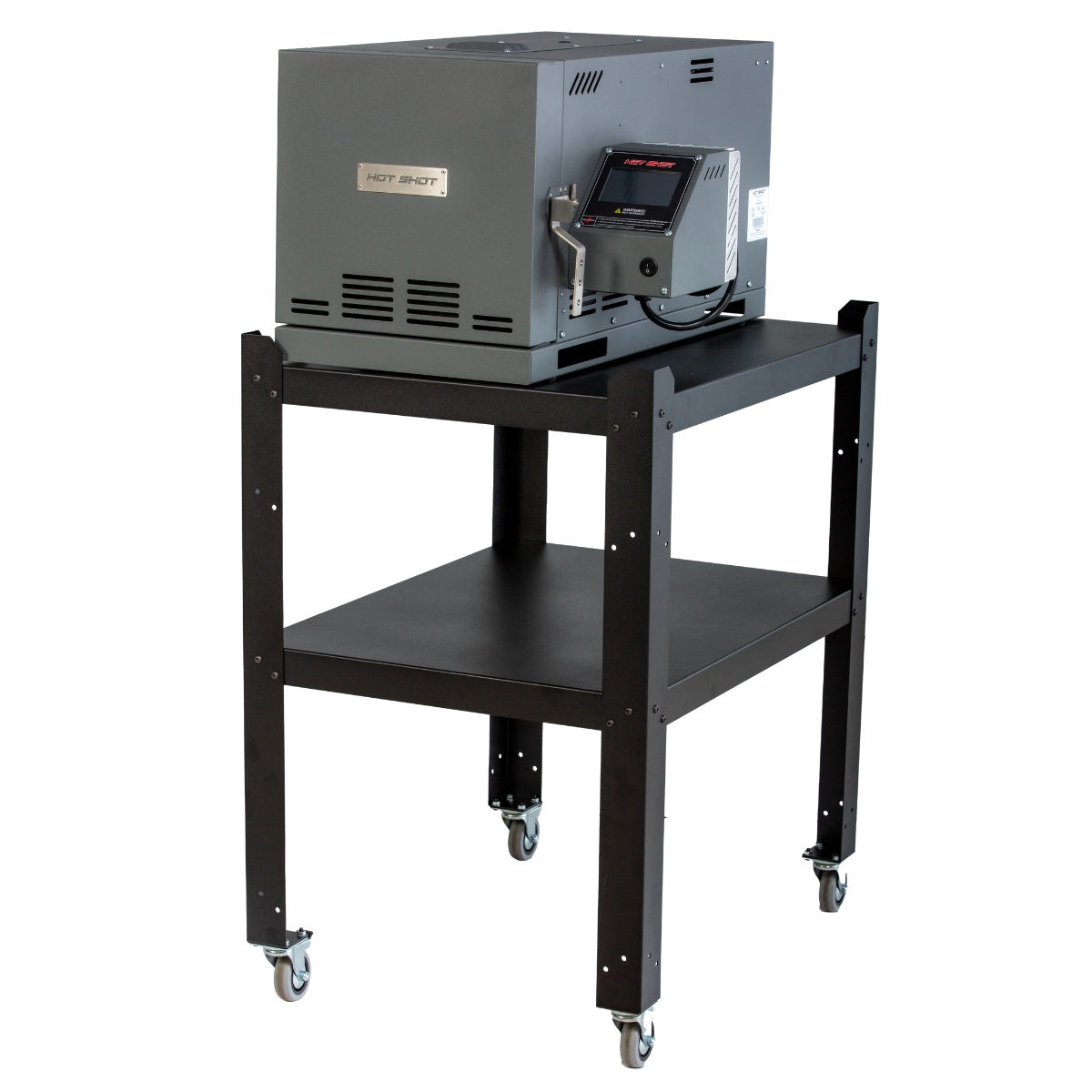 HS24K Knife Makers Kiln Front View with Rolling Stand