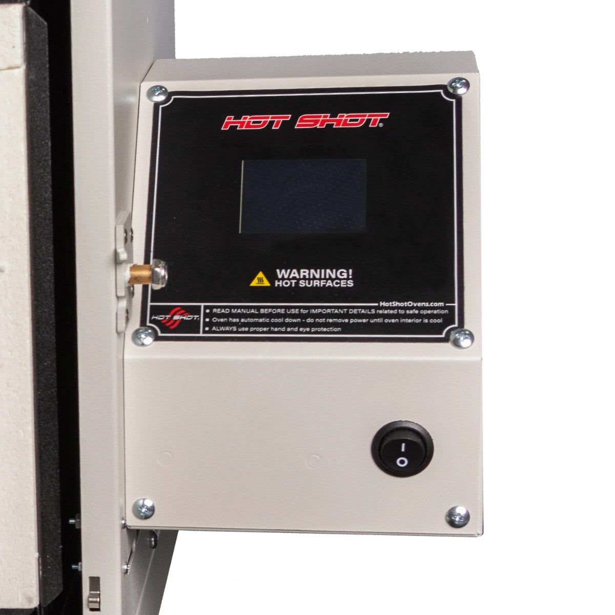 Hot Shot 16G Clamshell Kiln View of Spark Controller