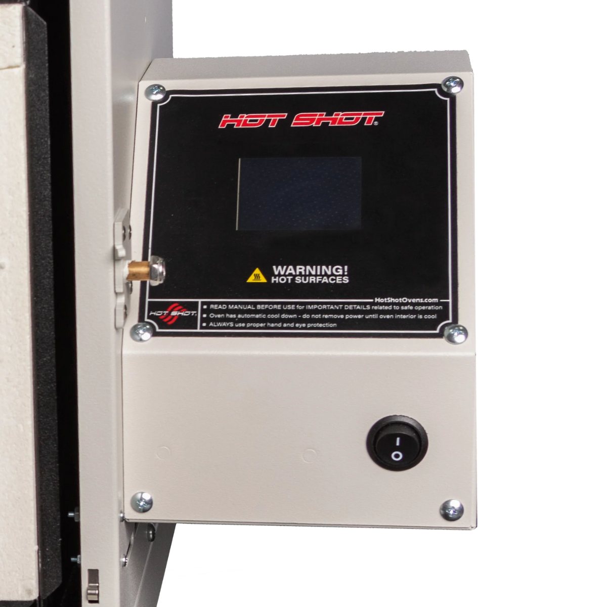 Hot Shot 24G Glass Kiln View of Spark Controller