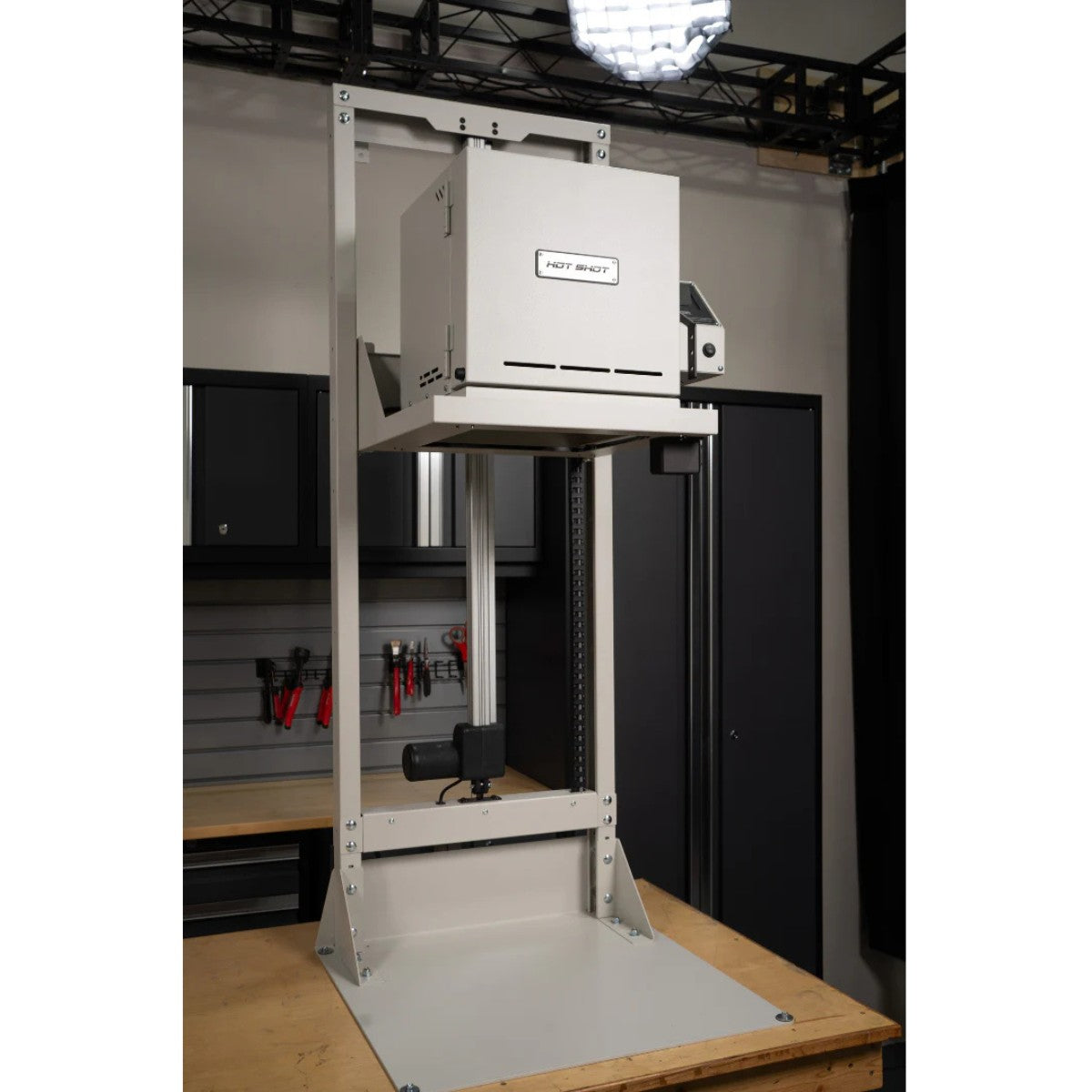 Hot Shot 7GV Vitrigraph Glass Kiln Optional Motorized Bench Mount Lift