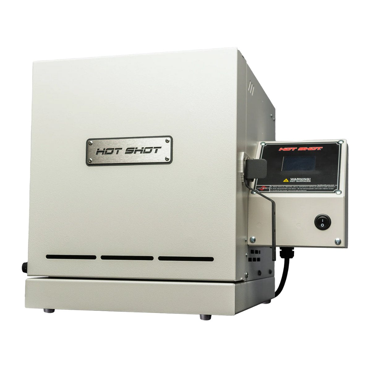 Hot Shot HS-360K Heat Treating Kiln Front Closed View with Spark Controller