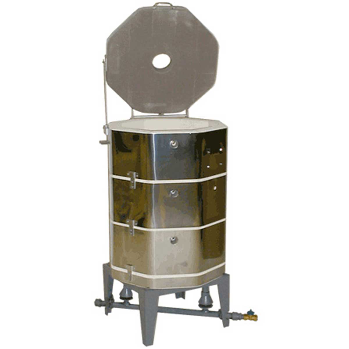 Olympic 1827G Raku Kiln Front Open View